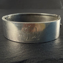 Load image into Gallery viewer, Silver “LSch” Bangle
