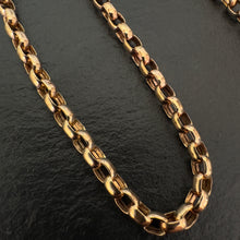 Load image into Gallery viewer, 9k Gold Smooth Oval Belcher Link Chain Necklace
