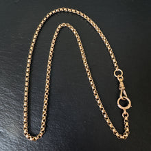 Load image into Gallery viewer, 9k Gold Faceted Belcher Link Chain Necklace
