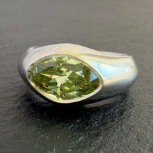 Load image into Gallery viewer, ROCKS Bespoke Mint Green Garnet Ring
