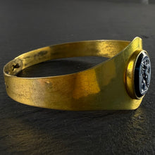 Load image into Gallery viewer, Agate Intaglio Pinchbeck Bangles

