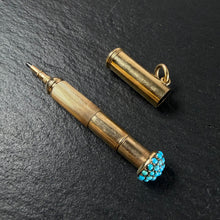 Load image into Gallery viewer, Turquoise Pencil Pendant
