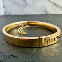 Load image into Gallery viewer, Virtutis Gloria Merces Bangle
