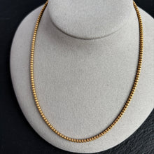 Load image into Gallery viewer, 18k Small Gold Barrel Chain
