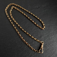 Load image into Gallery viewer, 9k Gold Smooth Oval Belcher Link Chain Necklace
