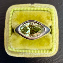 Load image into Gallery viewer, ROCKS Bespoke Mint Green Garnet Ring
