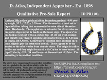 Load image into Gallery viewer, Sapphire Horseshoe Pendant
