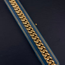 Load image into Gallery viewer, 18k Gold Heavy Curb Link Bracelet
