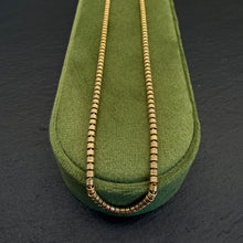 Load image into Gallery viewer, 18k Small Gold Barrel Chain
