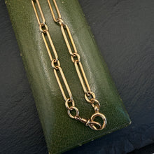 Load image into Gallery viewer, 15k Gold Trombone Link Chain

