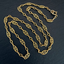 Load image into Gallery viewer, Gold 18k French chain 22”
