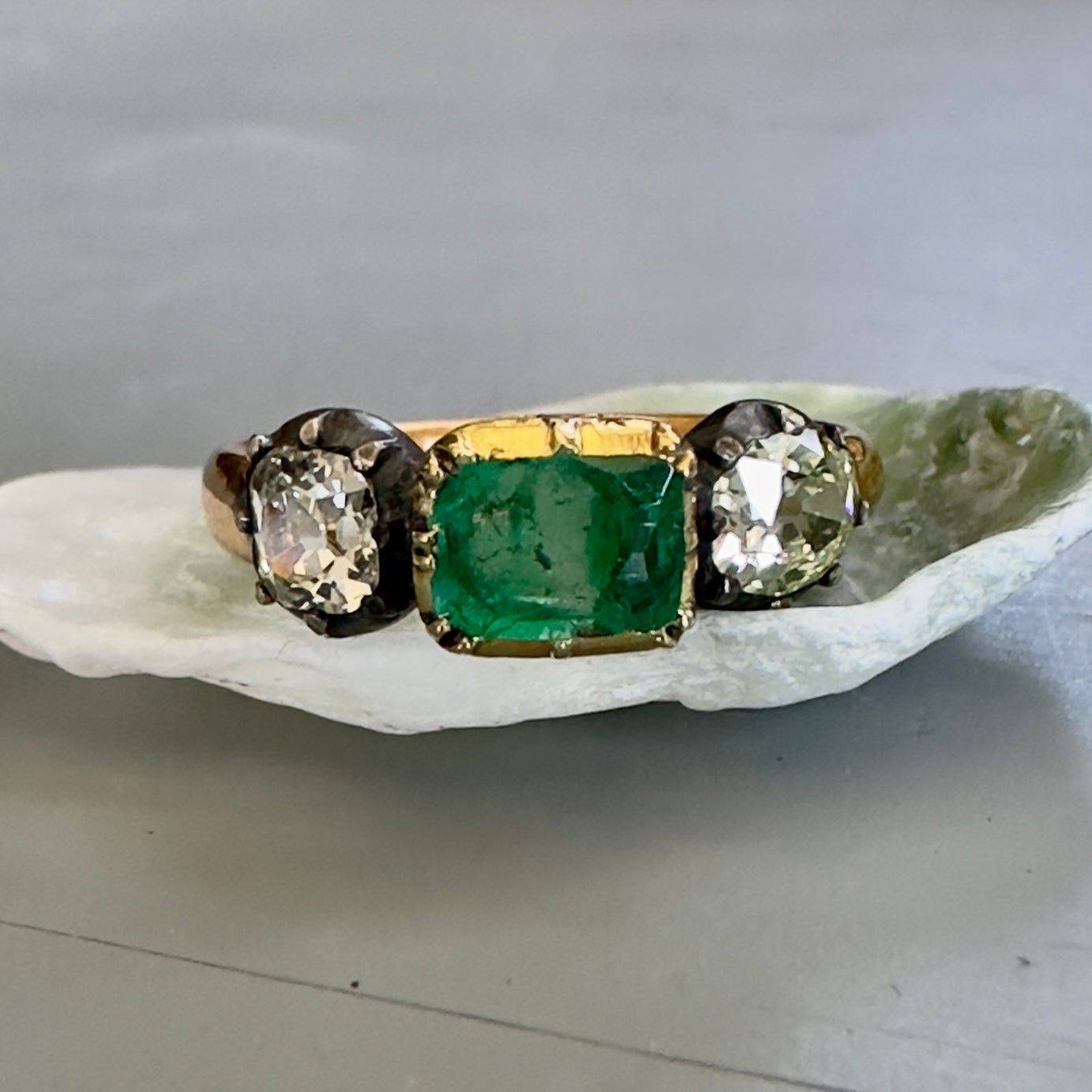 Bespoke Emerald & Diamond Ring