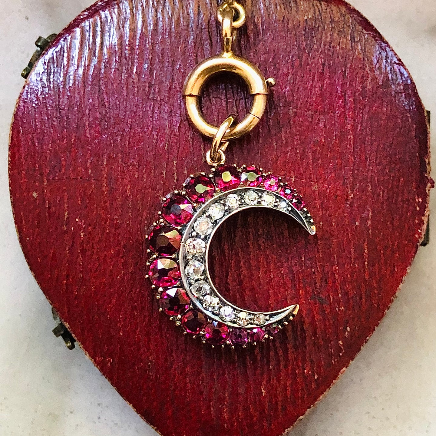 Ruby and Diamond Crescent