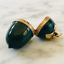 Load image into Gallery viewer, Bloodstone Acorn Pendant
