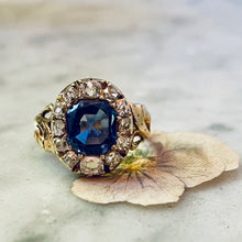 Load image into Gallery viewer, Pending sale Sapphire &amp; Diamond Ring
