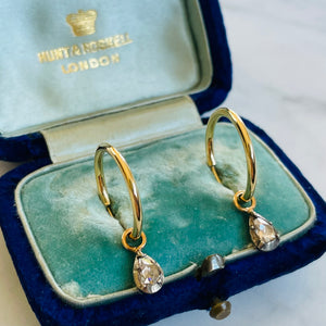 Reserved Bespoke Rose Cut Diamond Earrings