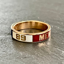 Load image into Gallery viewer, “Memor et Fidelis” Enamel Ring
