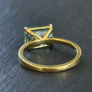Bespoke Pale Emerald Ring