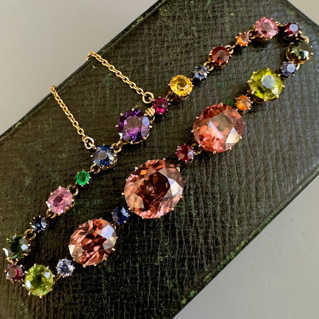 Faceted Multi Gem Bracelet