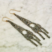 Load image into Gallery viewer, Reserved - Cut Steel Earrings
