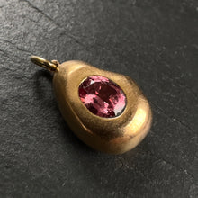 Load image into Gallery viewer, 20k Gold Padparadscha Sapphire Pendant 13
