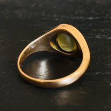 Load image into Gallery viewer, Reserved - Bespoke Cats Eye Chrysoberyl Signet Ring
