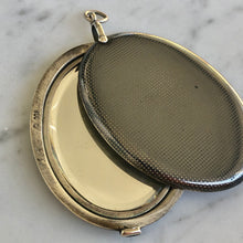Load image into Gallery viewer, Large Niello Mirror/Locket Pendant
