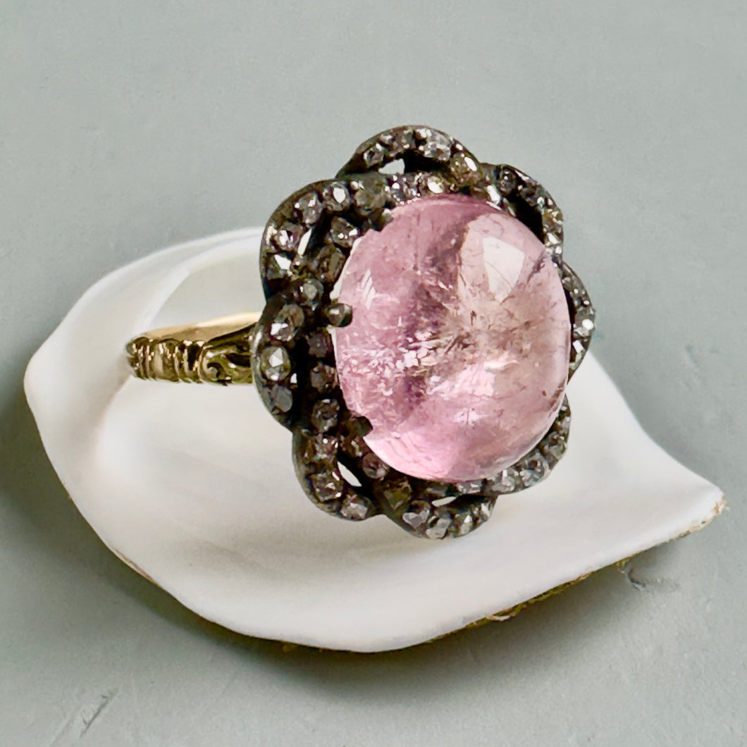 ROCKS Bespoke ~ Pink Tourmaline Ring