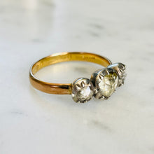 Load image into Gallery viewer, Bespoke Rose Cut Diamond Trilogy Ring
