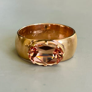 APOR Bespoke ~ Pyrope/Spessartite Garnet Ring
