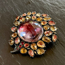 Load image into Gallery viewer, Topaz Ruby and Quartz Pendant
