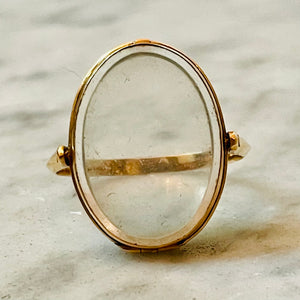 Gold Locket Ring