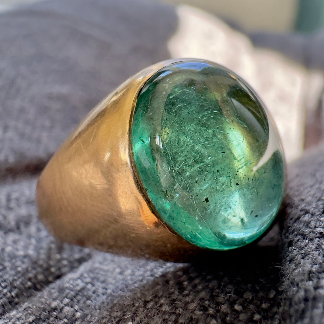 ROCKS Bespoke ~ Emerald Signet Ring