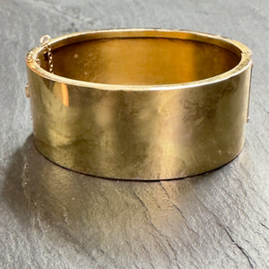 Textured Gold Bangle