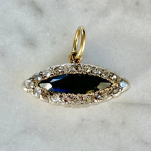 Load image into Gallery viewer, Bespoke Diamond and Sapphire “Evil Eye” Pendant
