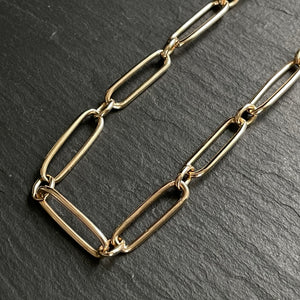 Gold Paperclip Chain