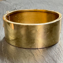 Load image into Gallery viewer, Textured Gold Bangle
