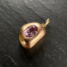 Load image into Gallery viewer, 20k Gold Sapphire Pendant 2
