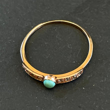 Load image into Gallery viewer, Diamond &amp; Turquoise Ring
