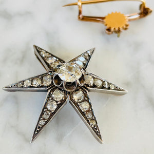 Diamond Star Brooch/Pendant