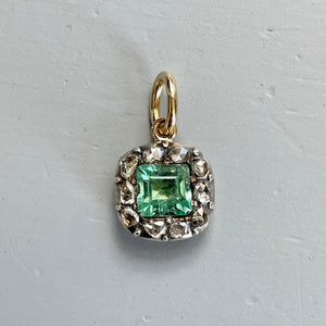 Emerald & Diamond Pendant