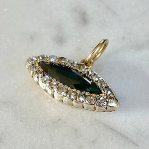 Bespoke Diamond and Sapphire “Evil Eye” Pendant