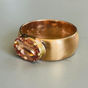 APOR Bespoke ~ Pyrope/Spessartite Garnet Ring