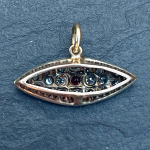 Bespoke Ruby & Diamond “Evil Eye” Pendant