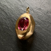 Load image into Gallery viewer, 20k Gold Sapphire Pendant 11
