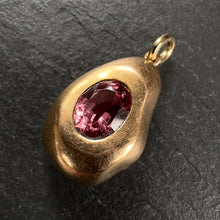 Load image into Gallery viewer, 20k Gold Padparadscha Sapphire Pendant 13
