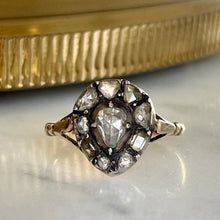 Load image into Gallery viewer, Georgian Diamond Cluster Ring
