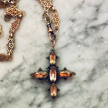 Load image into Gallery viewer, Citrine Cross Pendant

