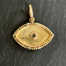 Load image into Gallery viewer, Bespoke Gold &amp; Diamond “Evil Eye” Pendant
