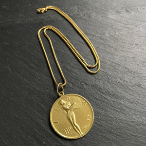 Paul Vinzce “Virgo” Pendant with Chain Necklace